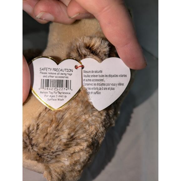 Ty Beanie Babies Ida Hedgehog Plush Stuffed Animal Toy Collectible 7" NWT Velvet - Picture 5 of 10